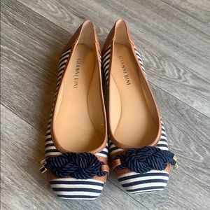 Gianni Bini Flats - Navy & Brown - Size 7